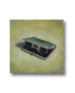双眼鏡 2022.08 S0号（180×180mm） Oil on canvas