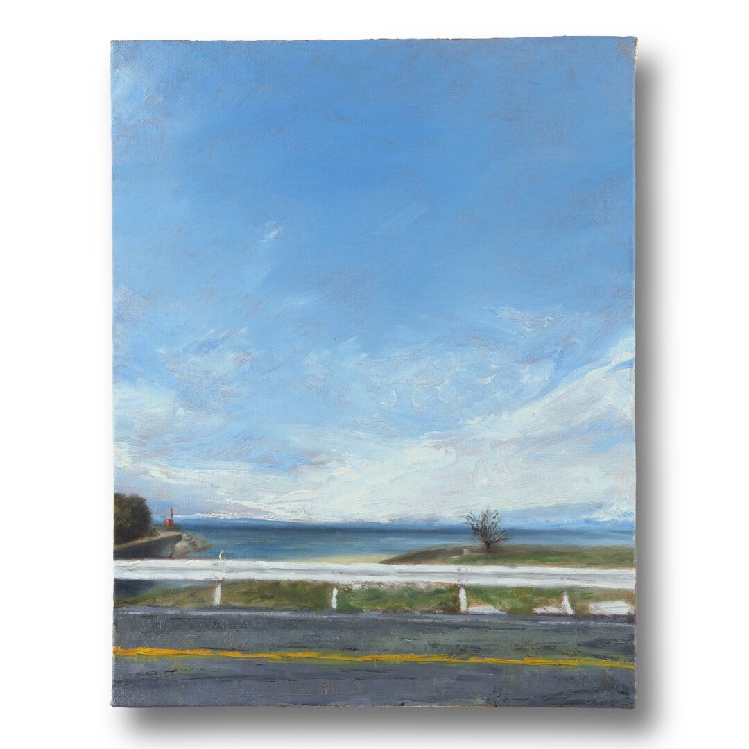 淡路島の空を描いた風景画