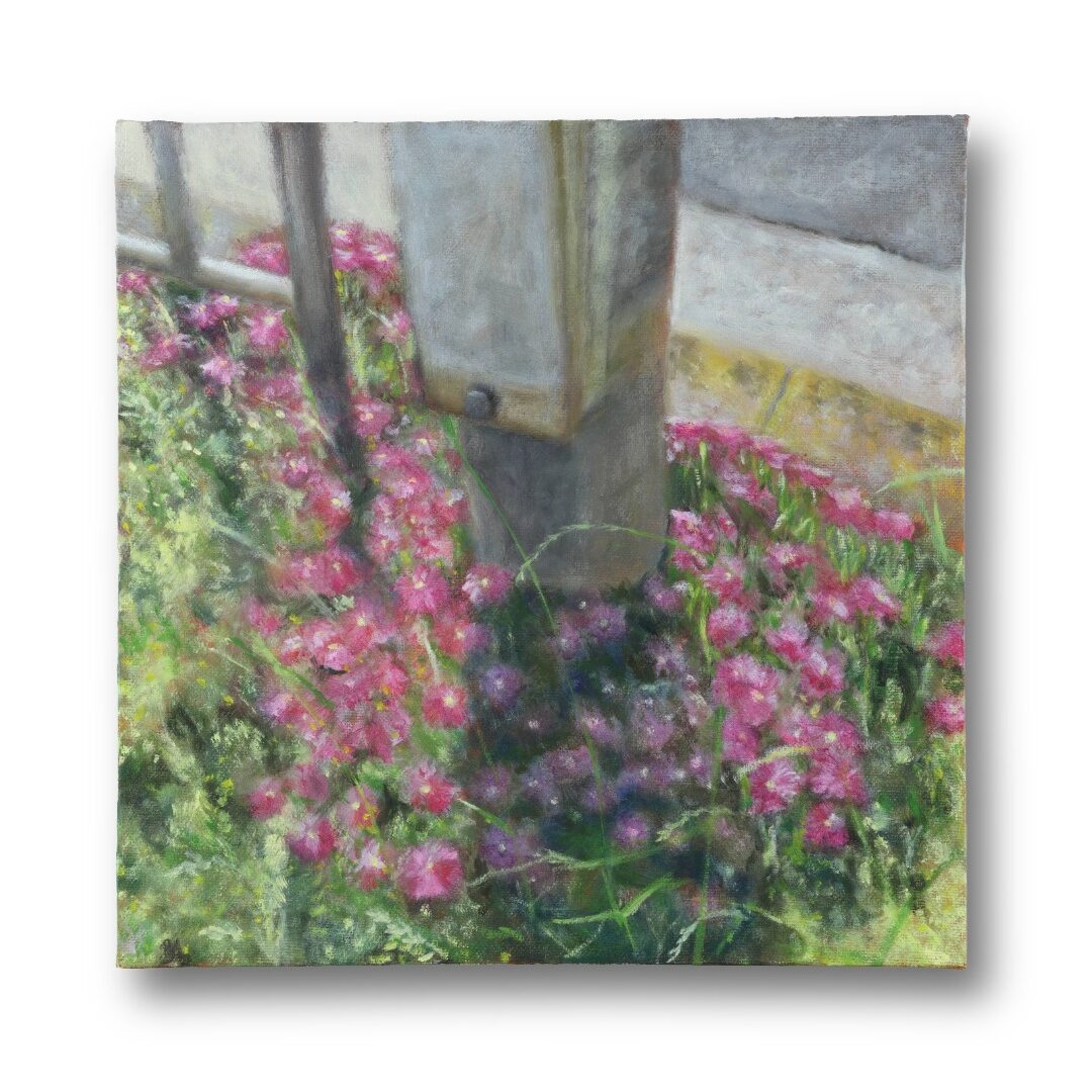 花を描いた風景画