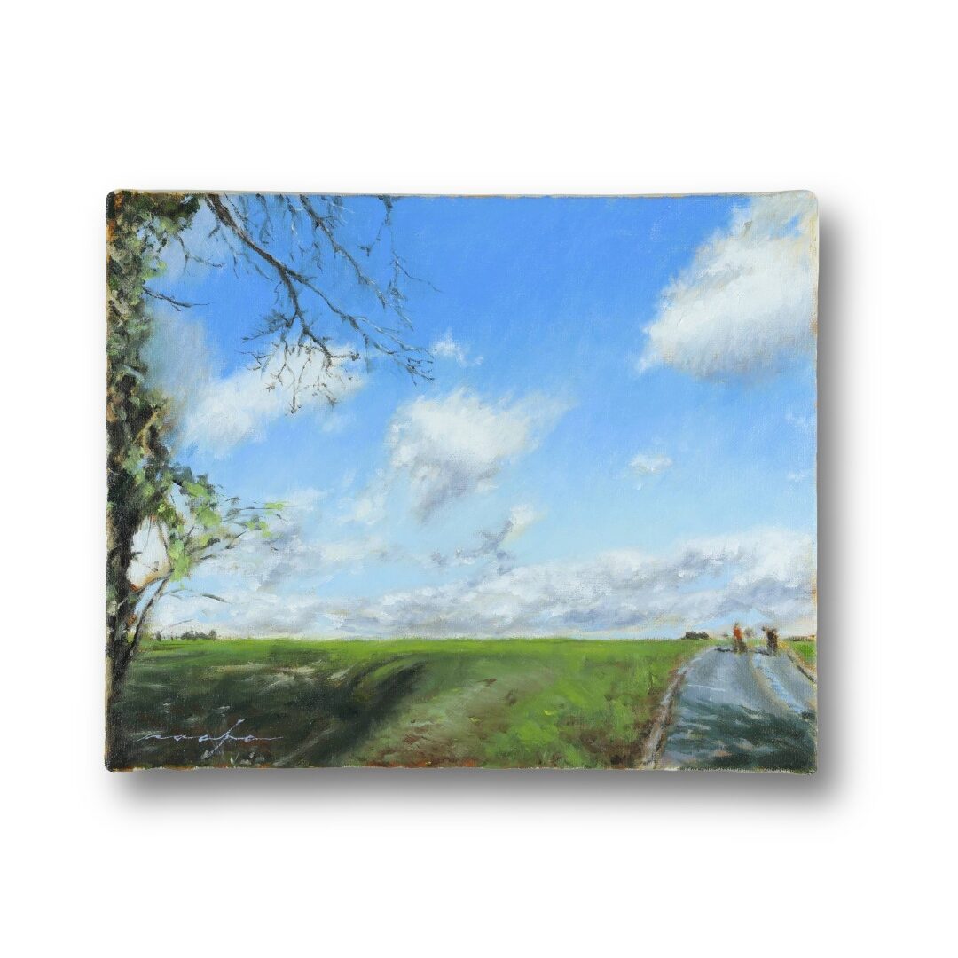 オヴェールを描いた風景画