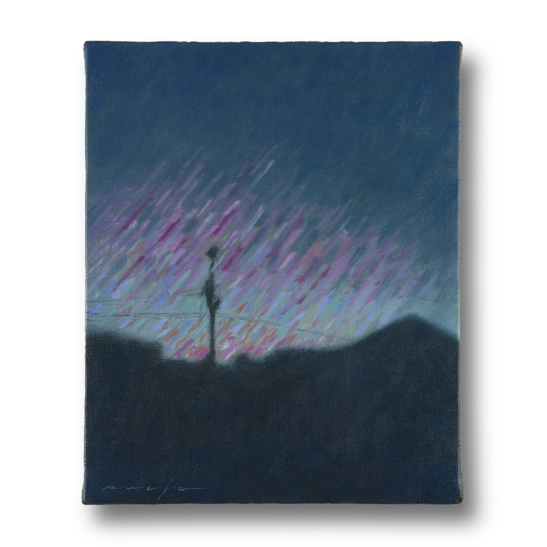 暮れを描いた風景画