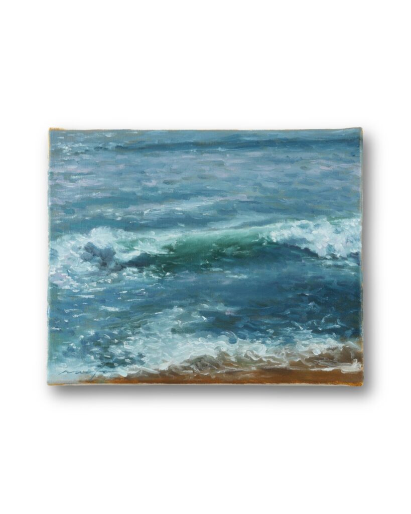 スリランカの海を描いた絵画